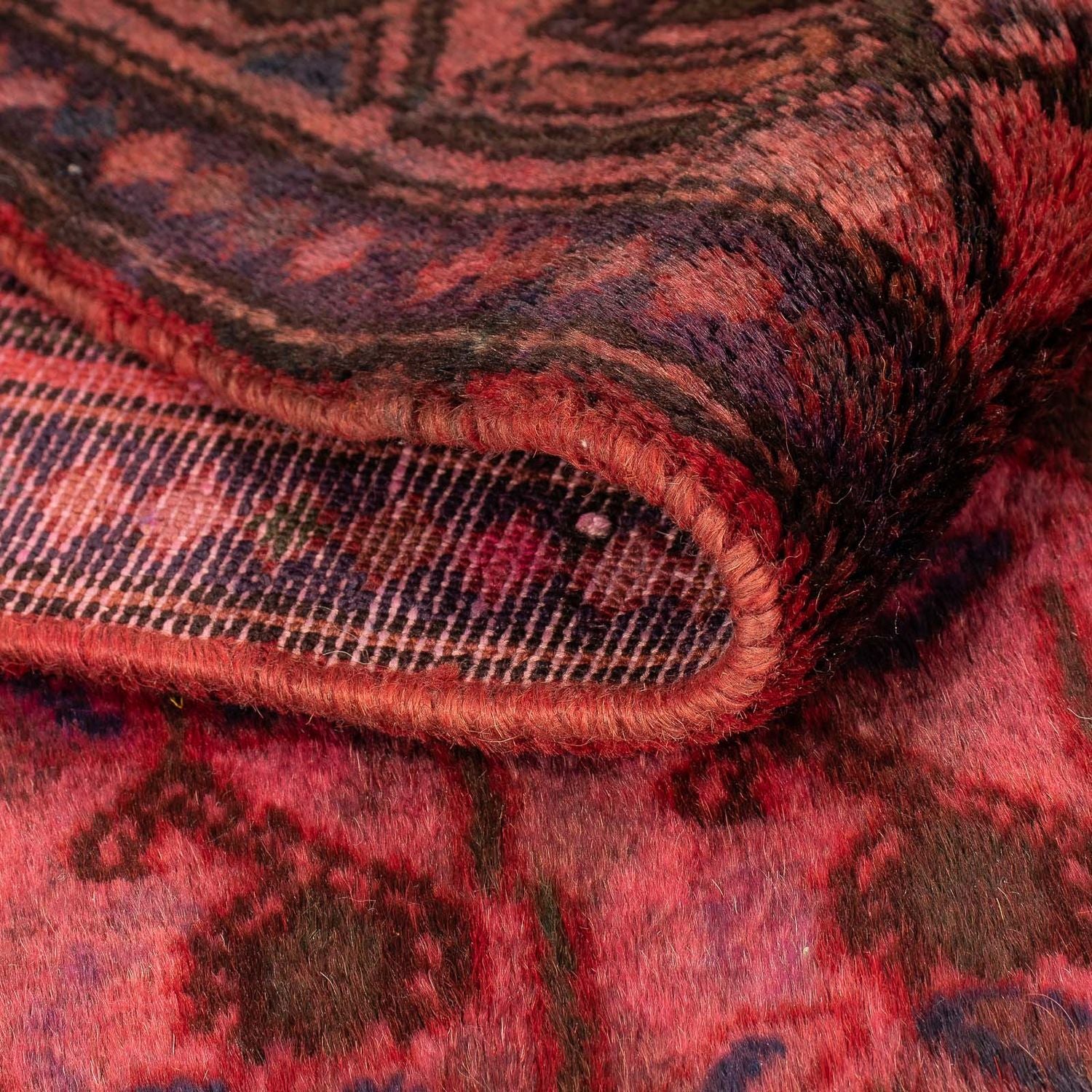 Tappeto Persero - Nomade - 173 x 104 cm - rosso scuro