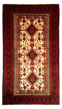 Tappeto Belutsch - 183 x 107 cm - rosso scuro