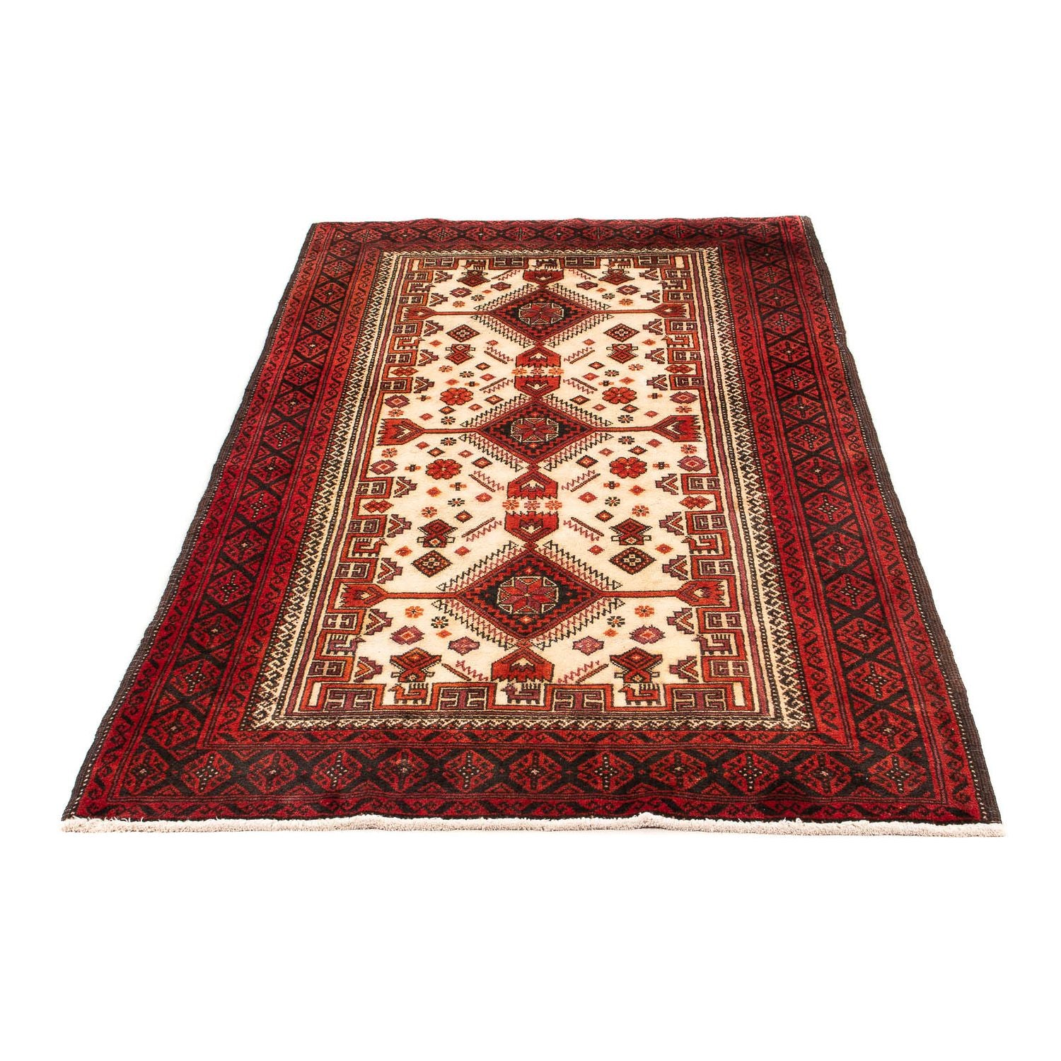 Tappeto Belutsch - 183 x 107 cm - rosso scuro