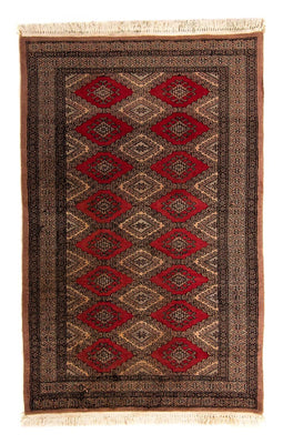 Tappeto Pakistani - 150 x 96 cm - rosso scuro