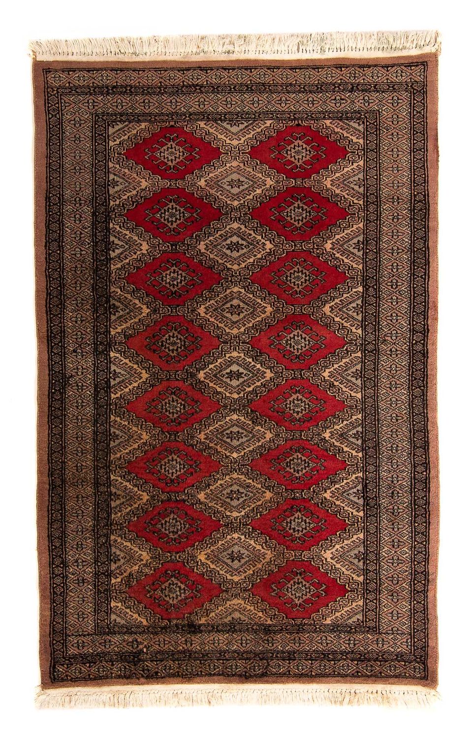 Tappeto Pakistani - 150 x 96 cm - rosso scuro