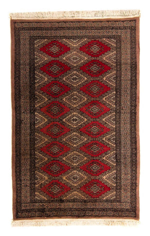 Tappeto Pakistani - 150 x 96 cm - rosso scuro