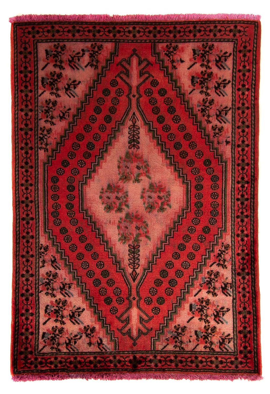 Tappeto Persero - Nomade - 150 x 100 cm - rosso scuro