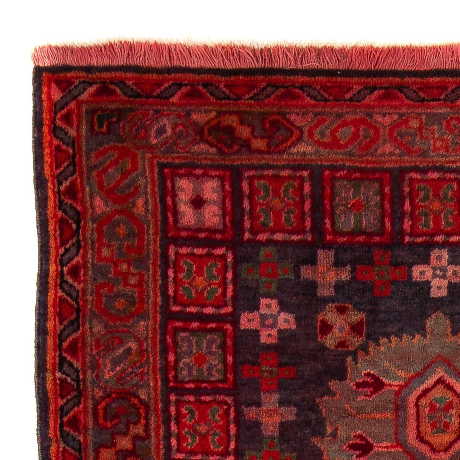 Tappeto Belutsch - 154 x 78 cm - rosso scuro