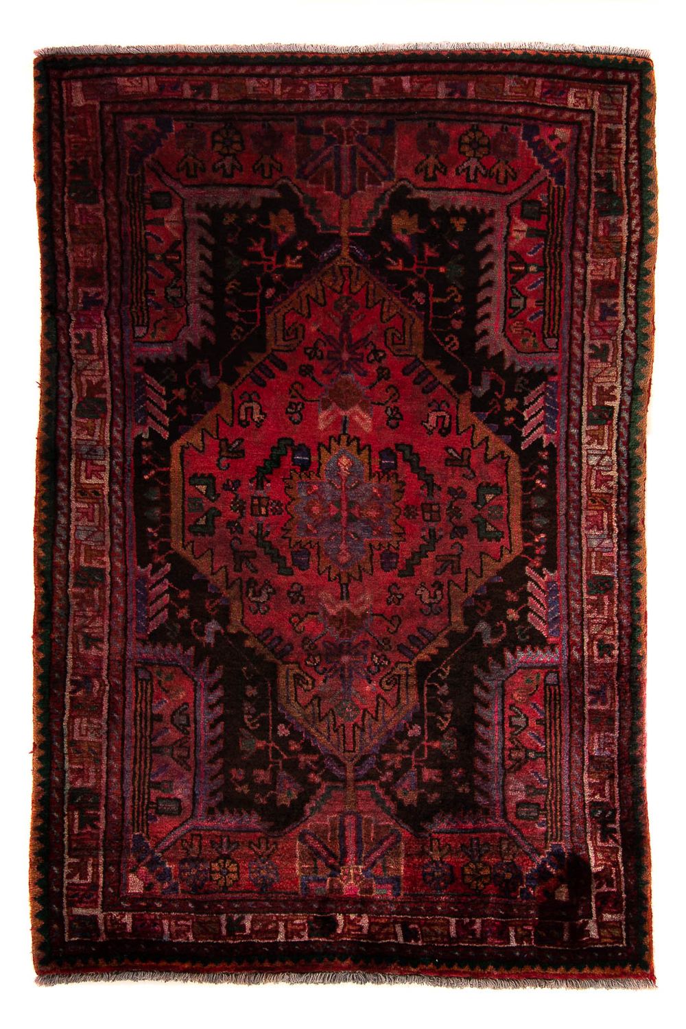 Tappeto Persero - Nomade - 175 x 115 cm - rosso scuro