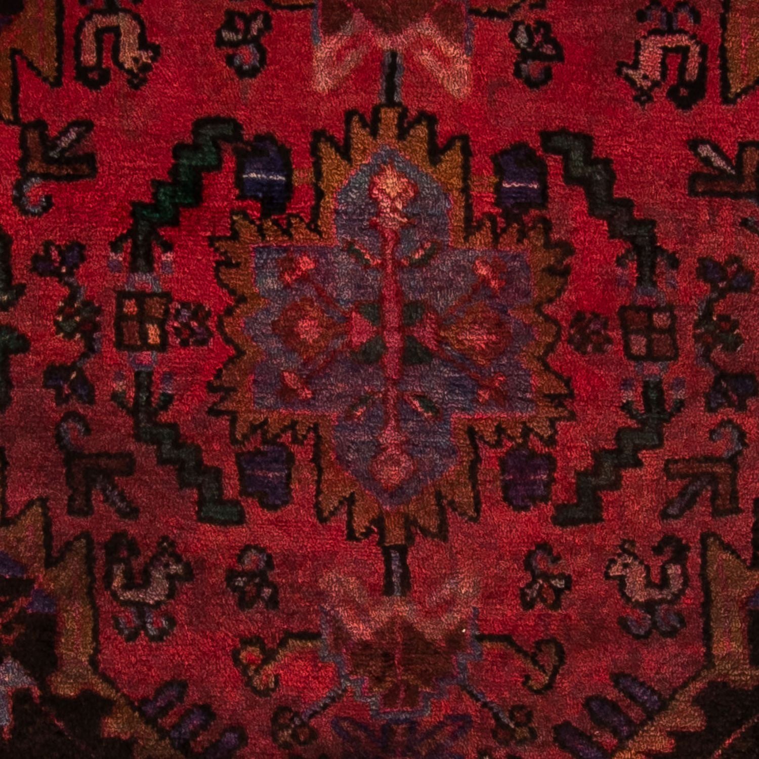 Tappeto Persero - Nomade - 175 x 115 cm - rosso scuro