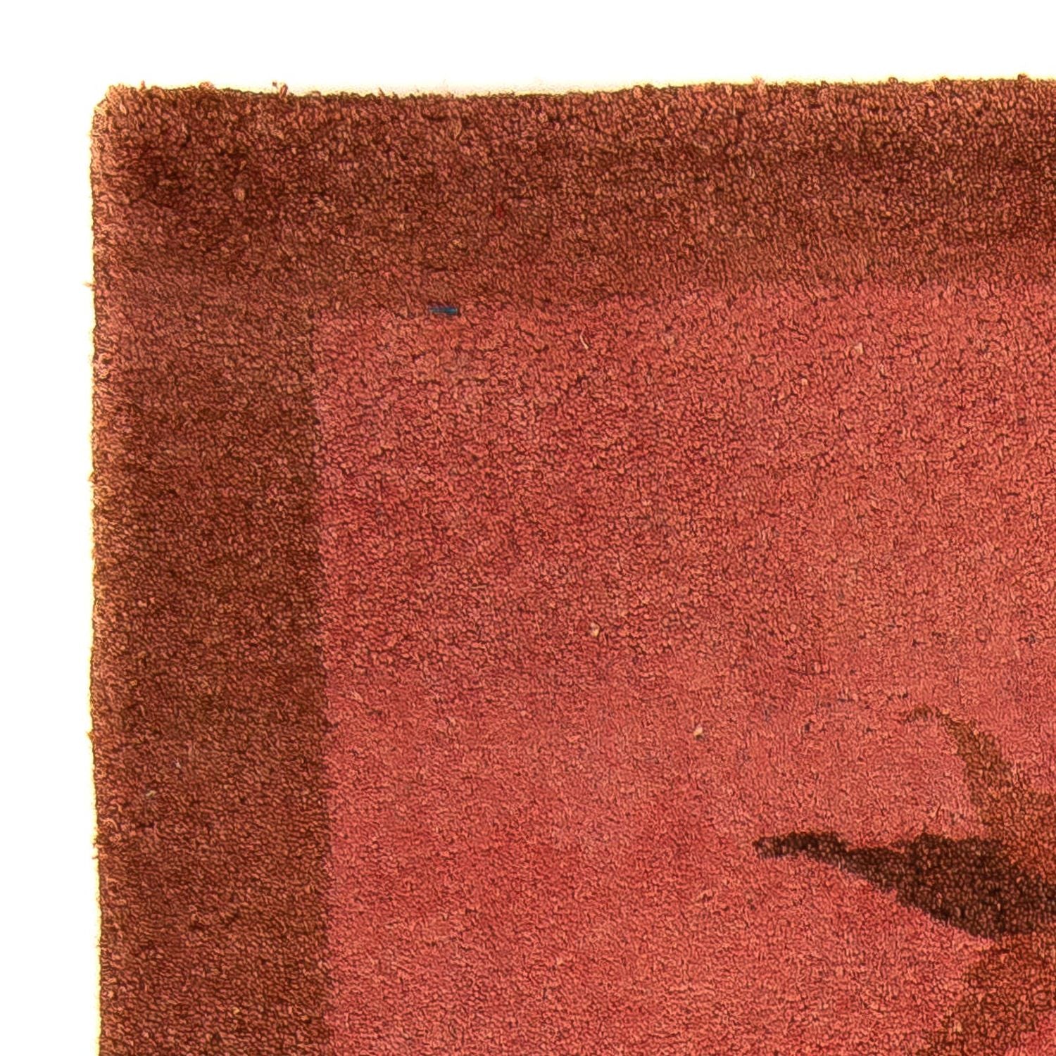 Tappeto Gabbeh - Indus - 165 x 109 cm - rosso chiaro