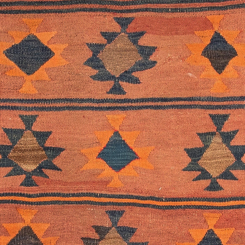 Tappeto corsia Tappeto Kelim - Vecchio - 260 x 140 cm - multicolore