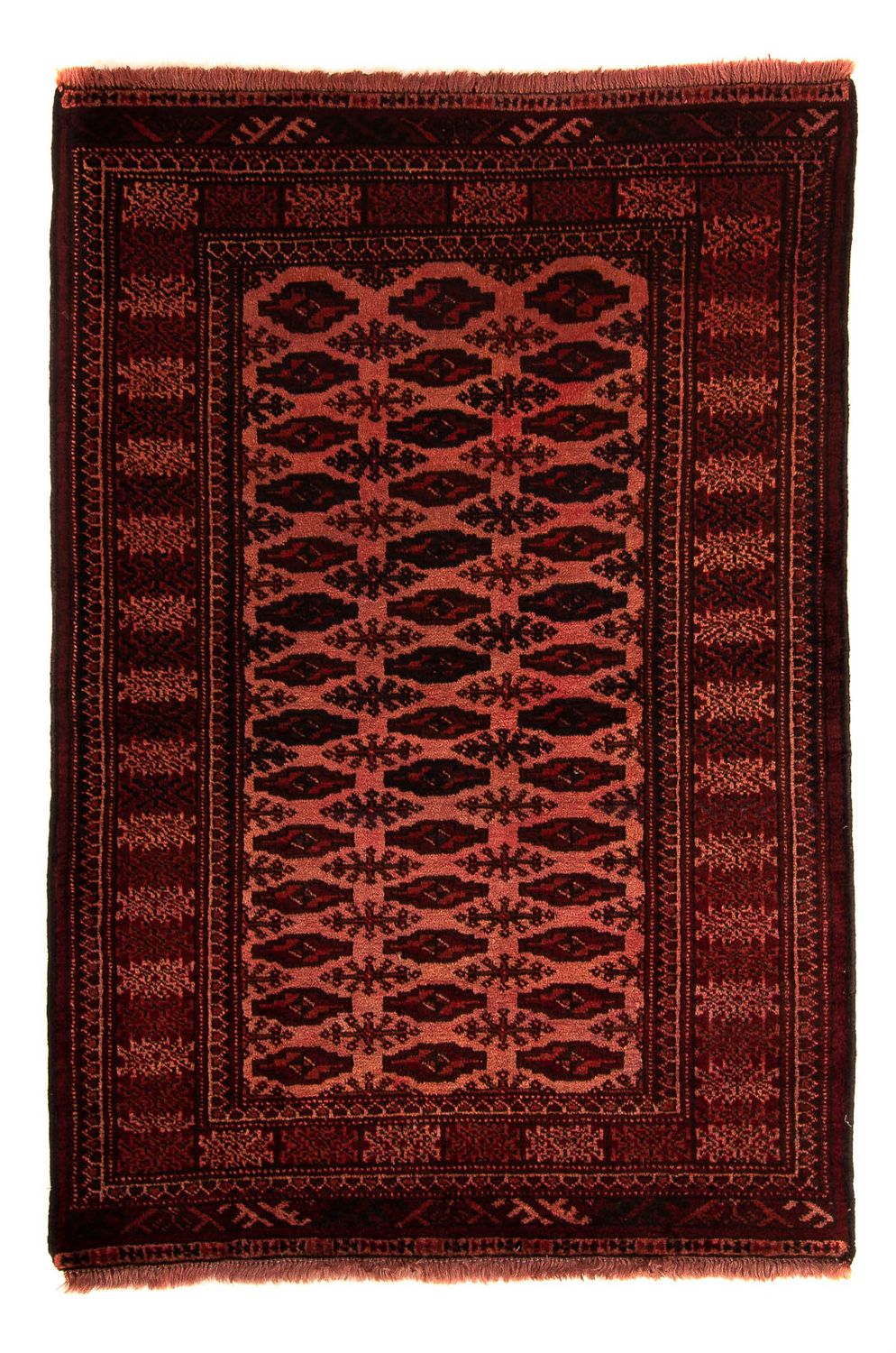 Tappeto afgano - Bukhara - 150 x 103 cm - rosso scuro