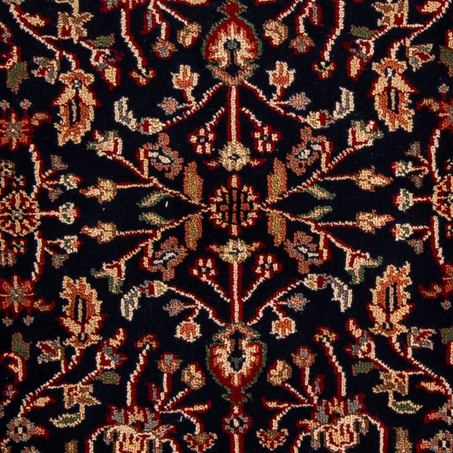 Tappeto corsia Tappeto orientale - Indo - 170 x 85 cm - blu scuro