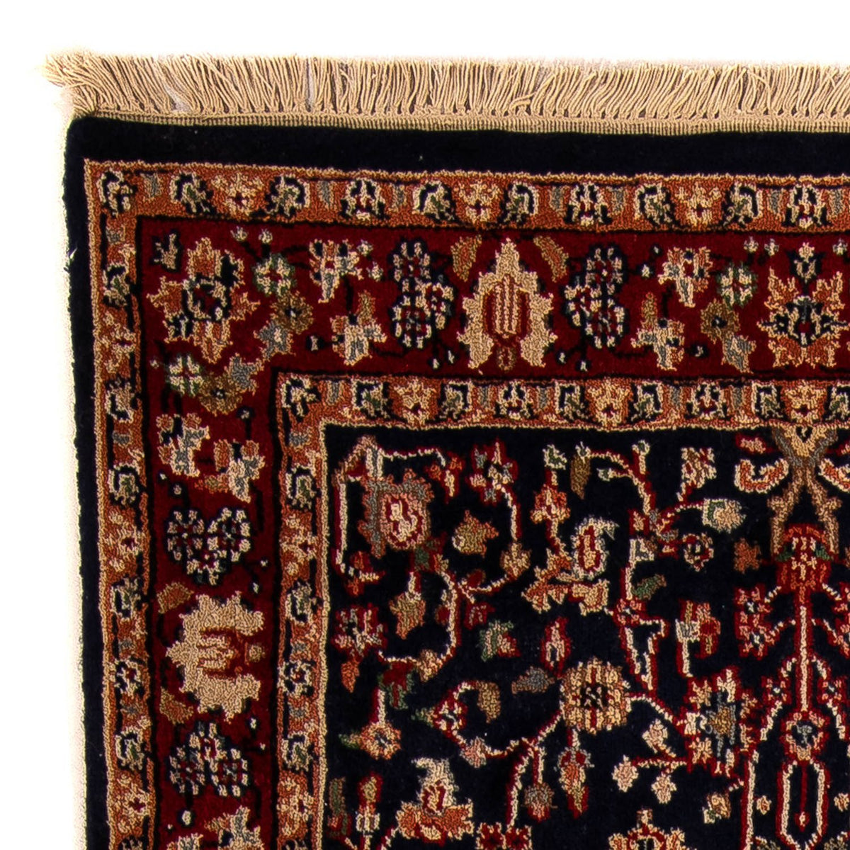 Tappeto corsia Tappeto orientale - Indo - 170 x 85 cm - blu scuro