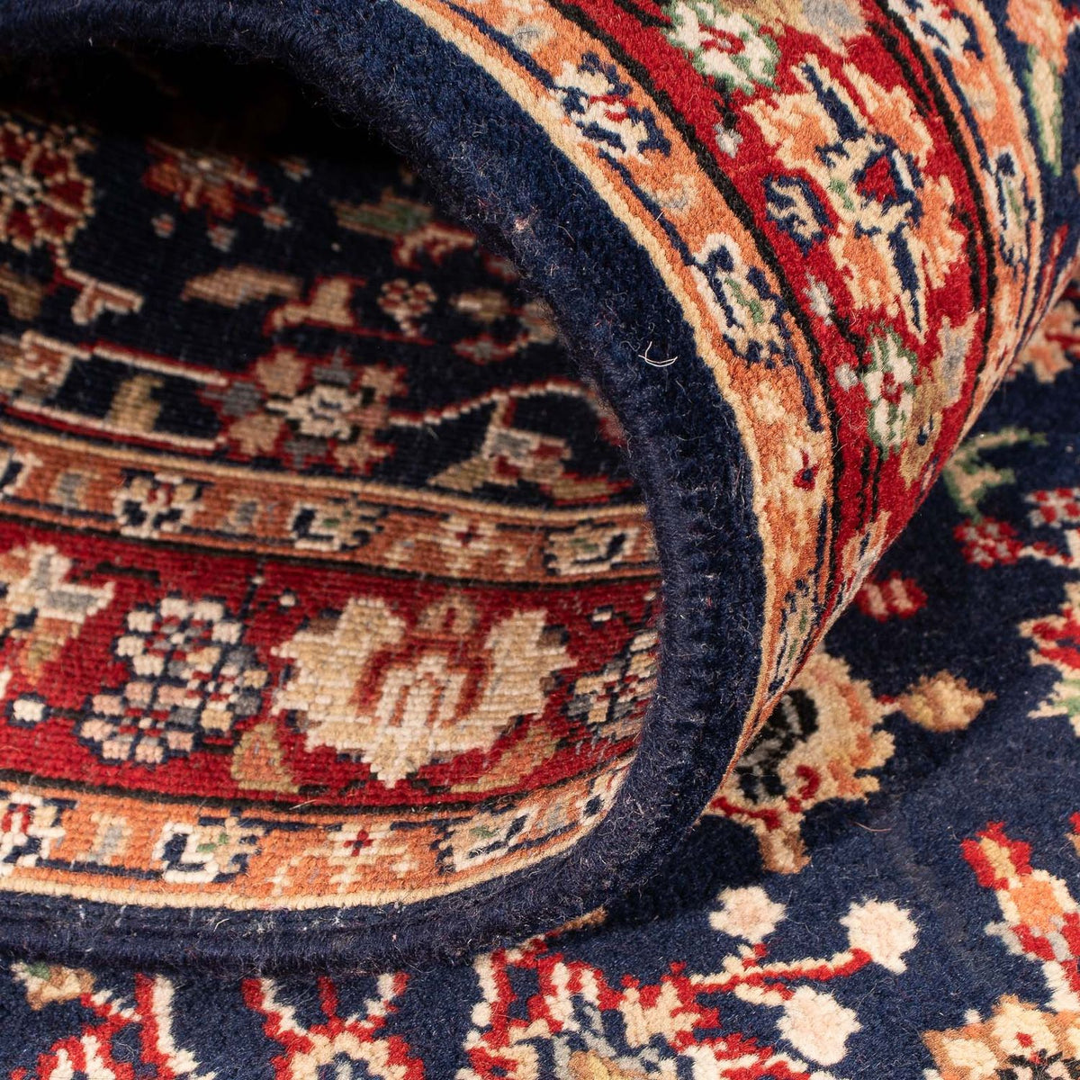 Tappeto corsia Tappeto orientale - Indo - 170 x 85 cm - blu scuro