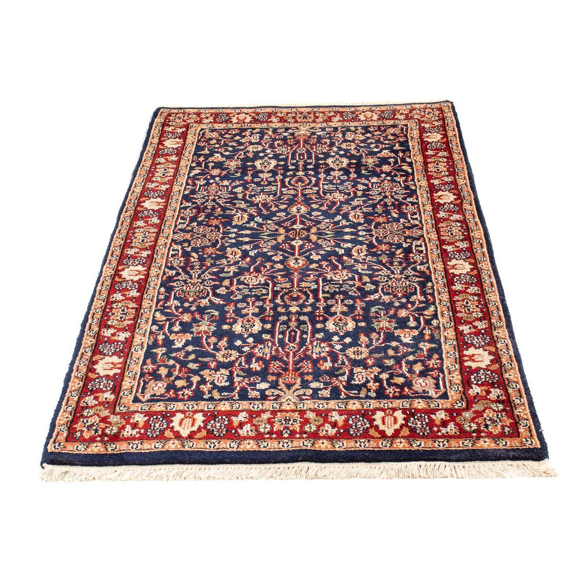 Tappeto corsia Tappeto orientale - Indo - 170 x 85 cm - blu scuro