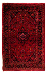 Tappeto Persero - Keshan - 155 x 100 cm - rosso scuro