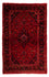 Tappeto Persero - Keshan - 155 x 100 cm - rosso scuro