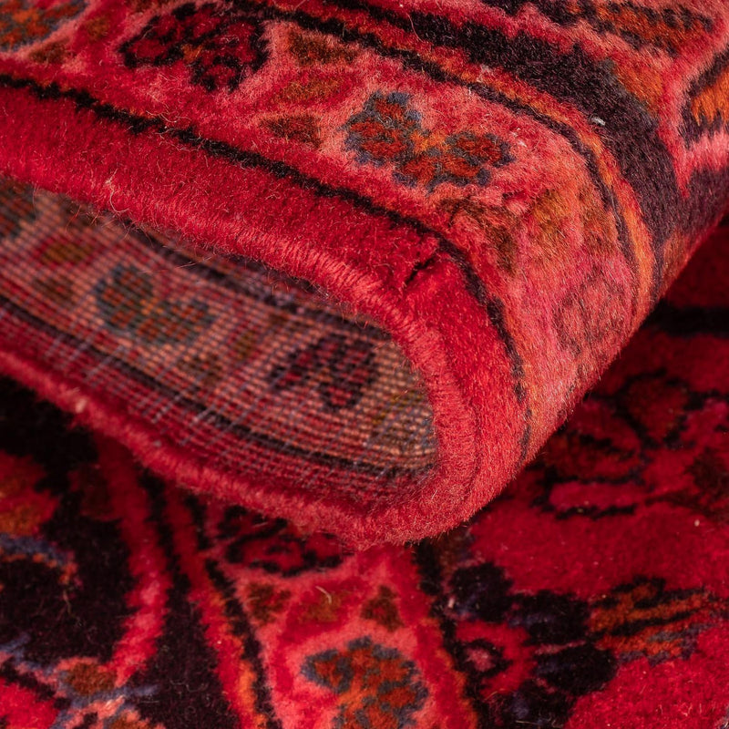 Tappeto Persero - Keshan - 155 x 100 cm - rosso scuro