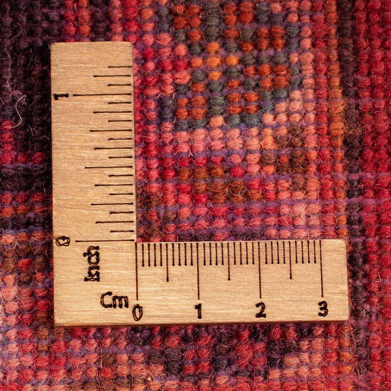 Tappeto Persero - Keshan - 155 x 100 cm - rosso scuro