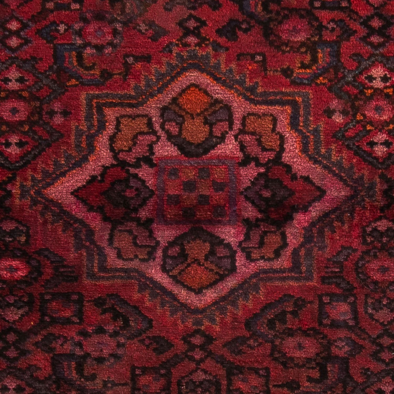 Tappeto Persero - Nomade - 160 x 98 cm - rosso scuro