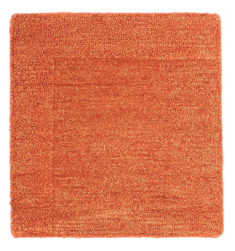 Tappeto di lana quadrato  - 47 x 47 cm - arancione