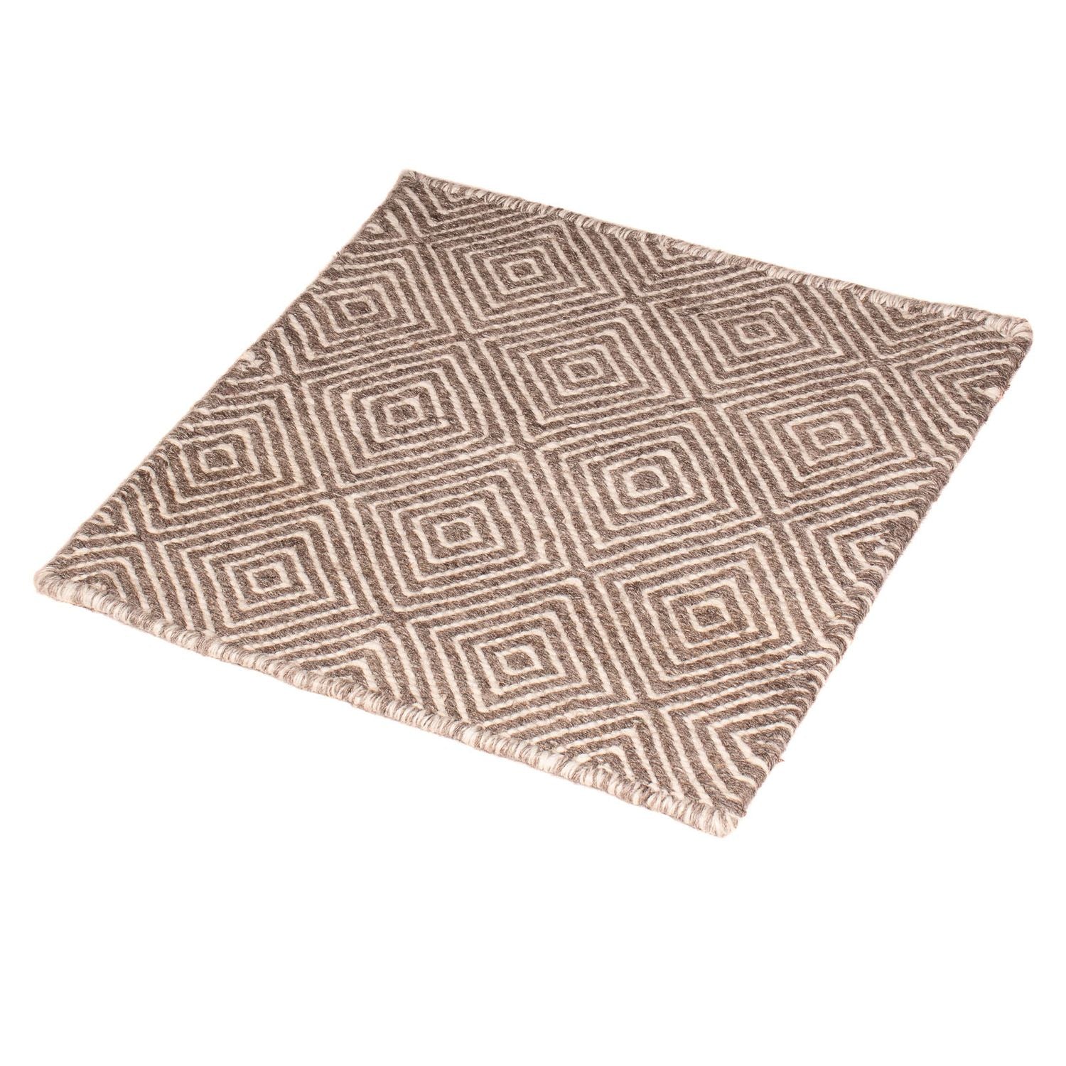 Tappeto Kelim - Tendenza quadrato  - 45 x 45 cm - multicolore