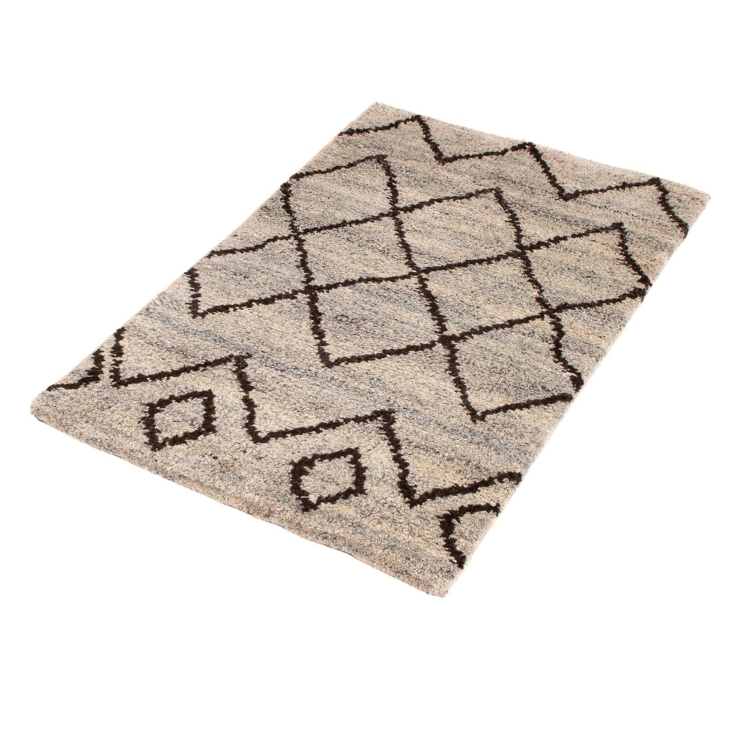 Tappeto berbero - 90 x 58 cm - beige