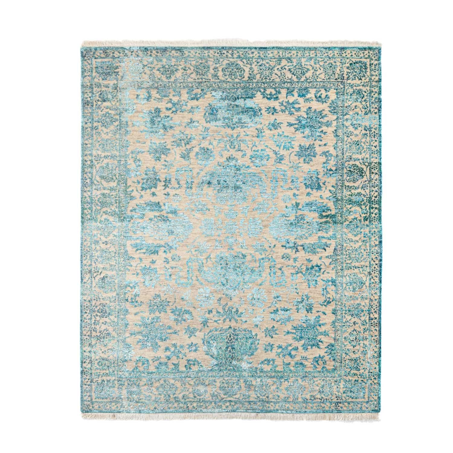Tappeto di design - 188 x 136 cm - turchese