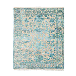 Tappeto di design - 188 x 136 cm - turchese