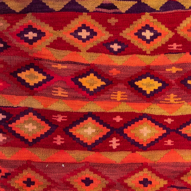 Tappeto corsia Tappeto Kelim - Vecchio - 285 x 145 cm - multicolore