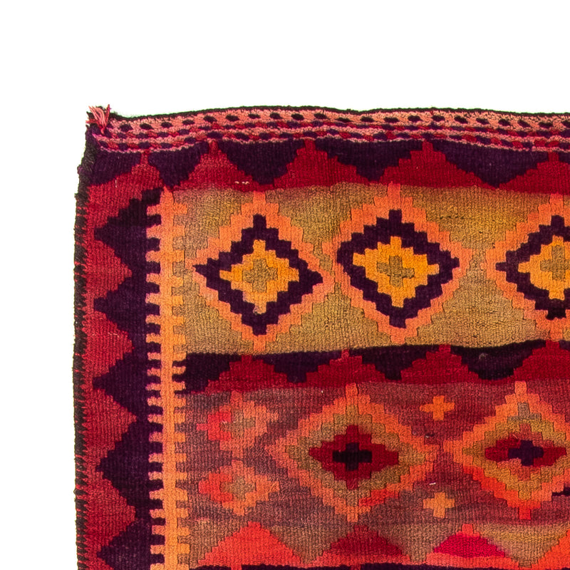 Tappeto corsia Tappeto Kelim - Vecchio - 285 x 145 cm - multicolore