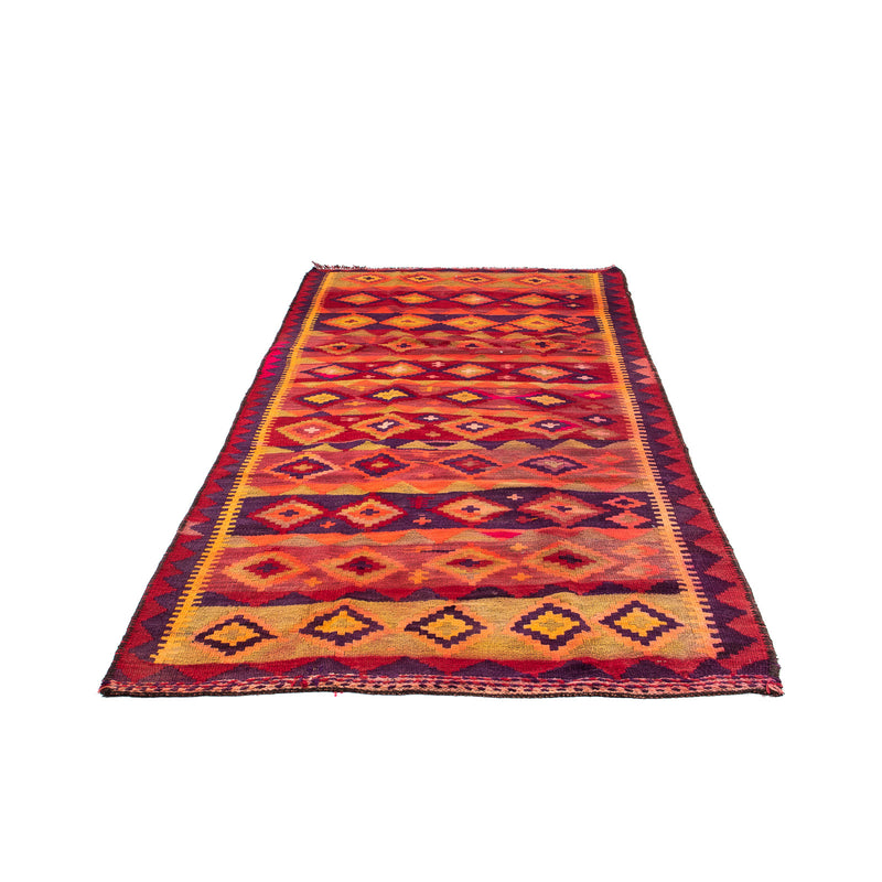 Tappeto corsia Tappeto Kelim - Vecchio - 285 x 145 cm - multicolore