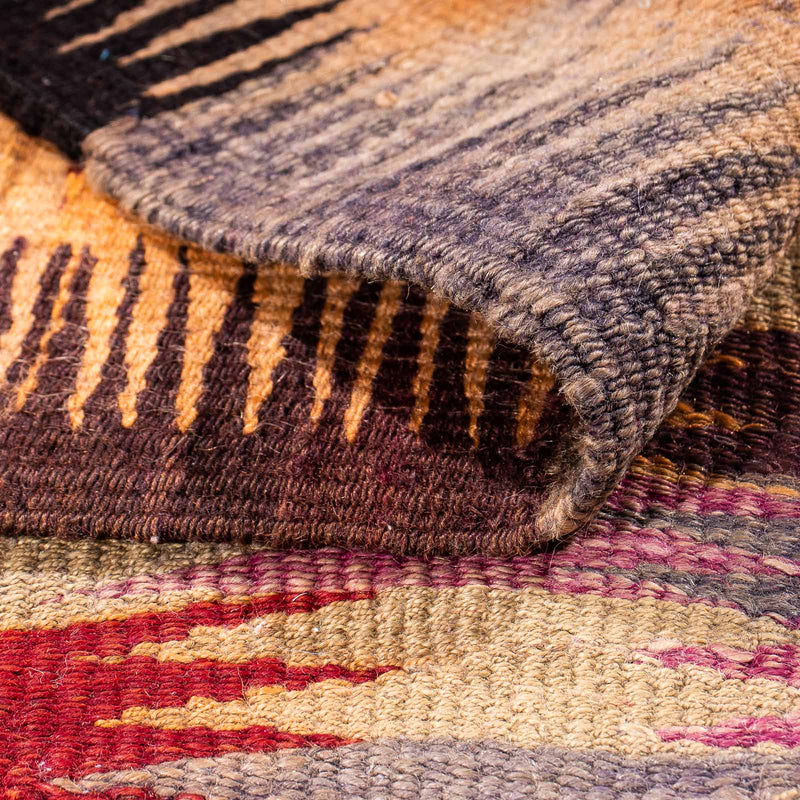 Tappeto corsia Tappeto Kelim - Vecchio - 305 x 105 cm - multicolore