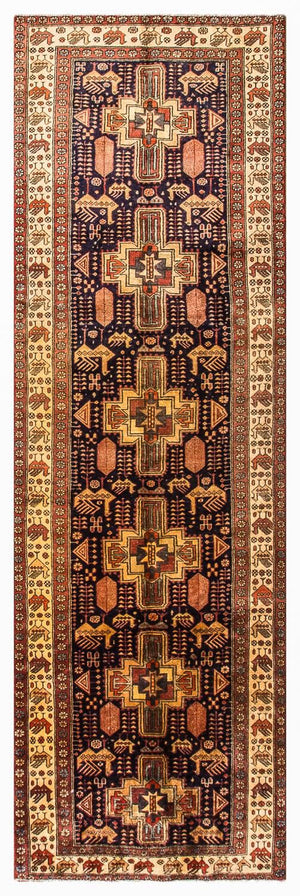 Tappeto corsia Tappeto Persero - Nomade - 326 x 98 cm - blu scuro