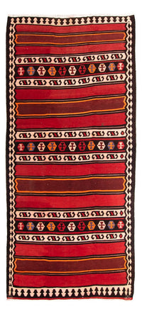 Tappeto corsia Tappeto Kelim - Vecchio - 330 x 150 cm - multicolore