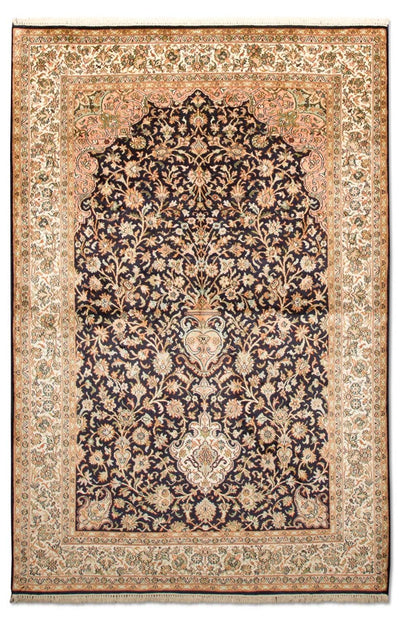 Seta del Kashmir Tappeto 127x190cm - Tappeto orientale