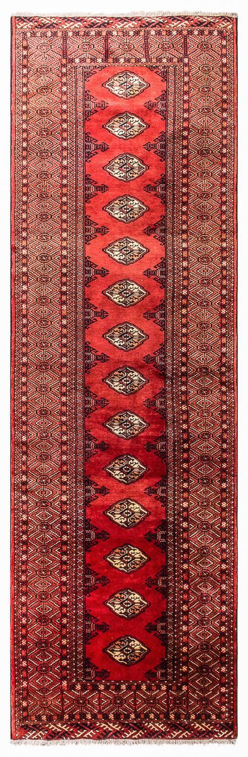 Tappeto corsia Tappeto Turkaman - 369 x 106 cm - rosso