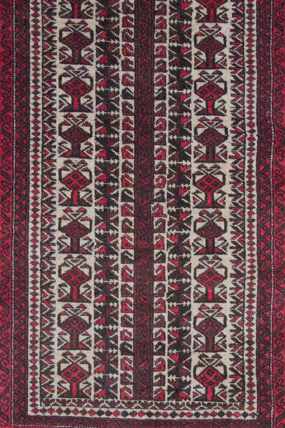 Tappeto Belutsch - 146 x 94 cm - rosso