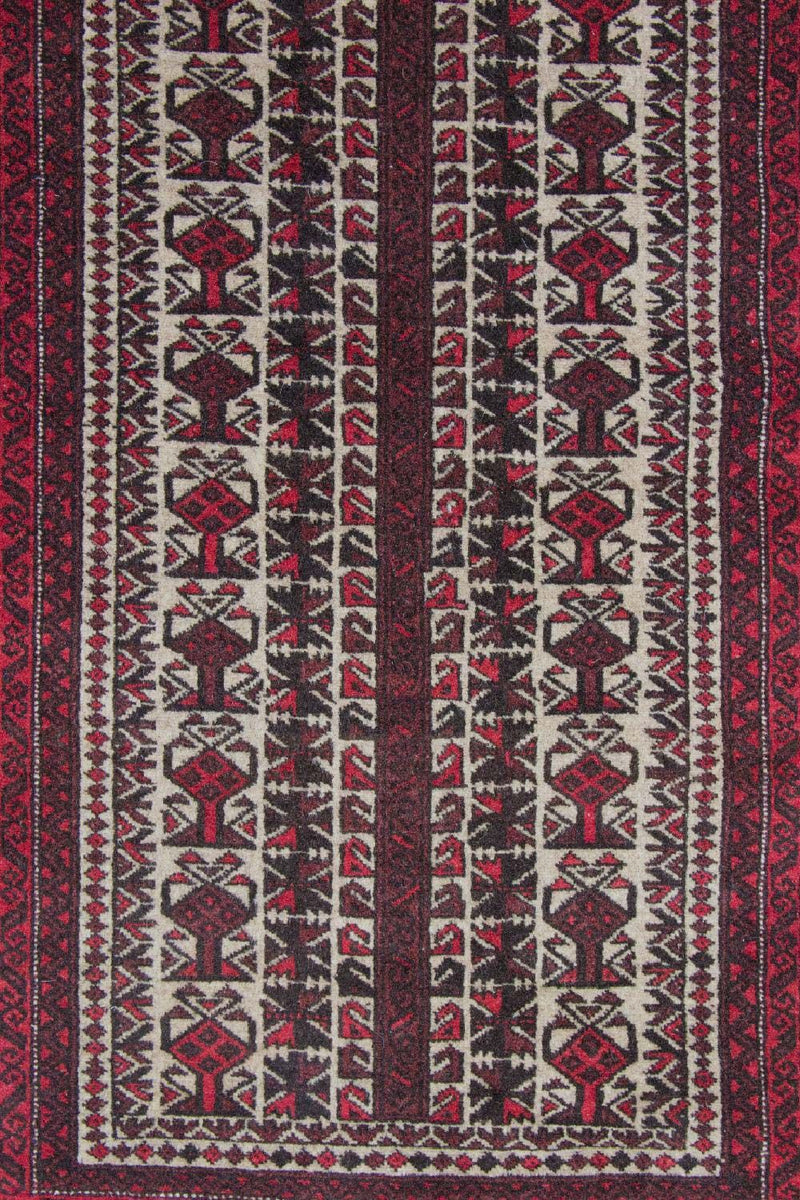 Tappeto Belutsch - 146 x 94 cm - rosso