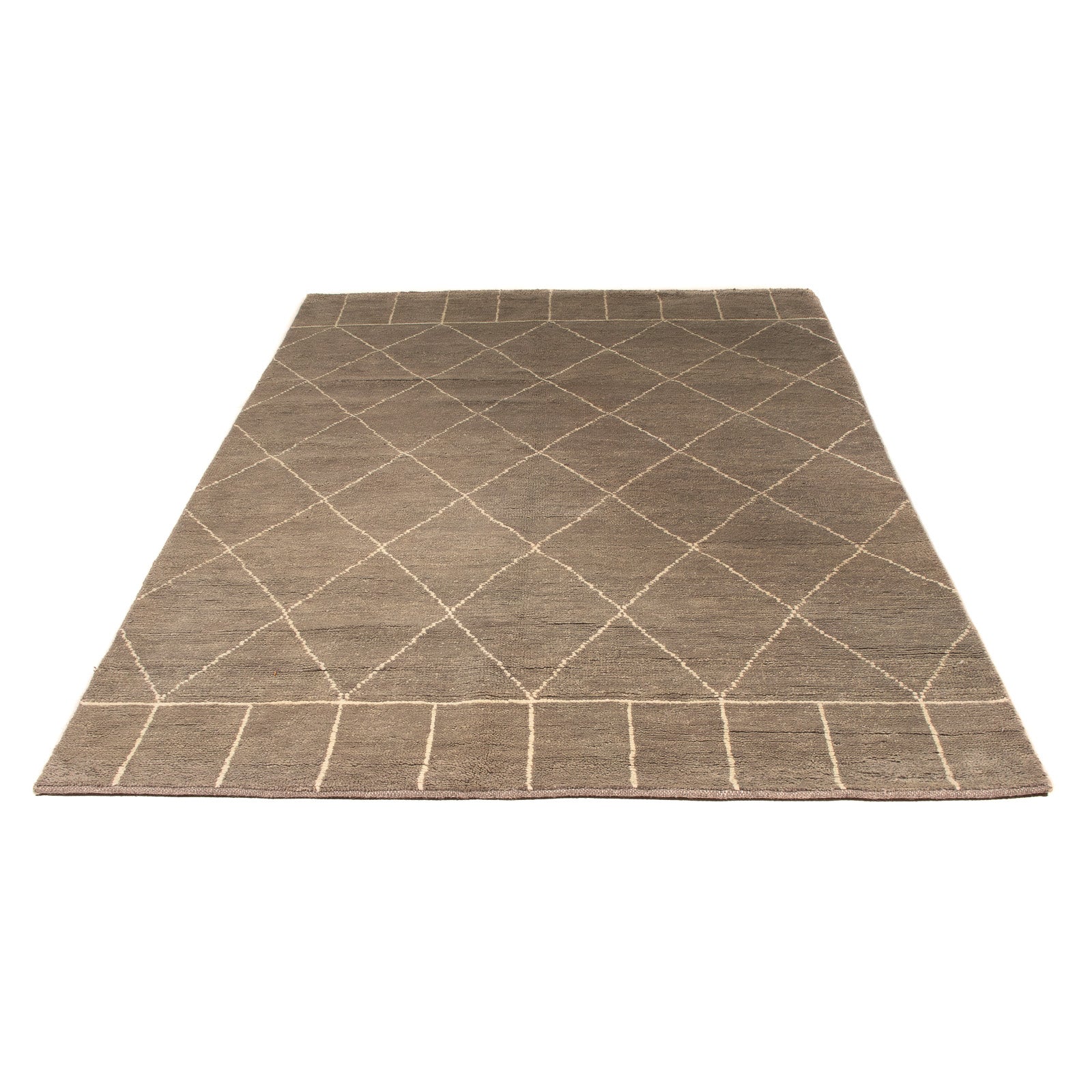 Tappeto di design - 240 x 160 cm - marrone scuro