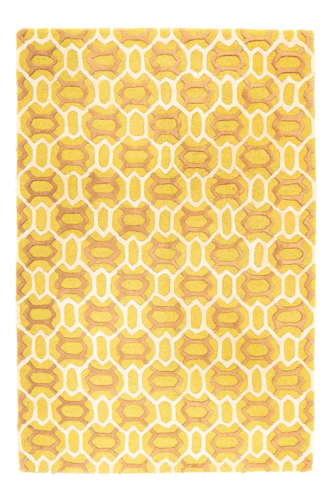 Tappeto di lana - 260 x 180 cm - giallo