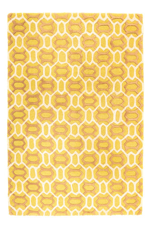 Tappeto di lana - 260 x 180 cm - giallo