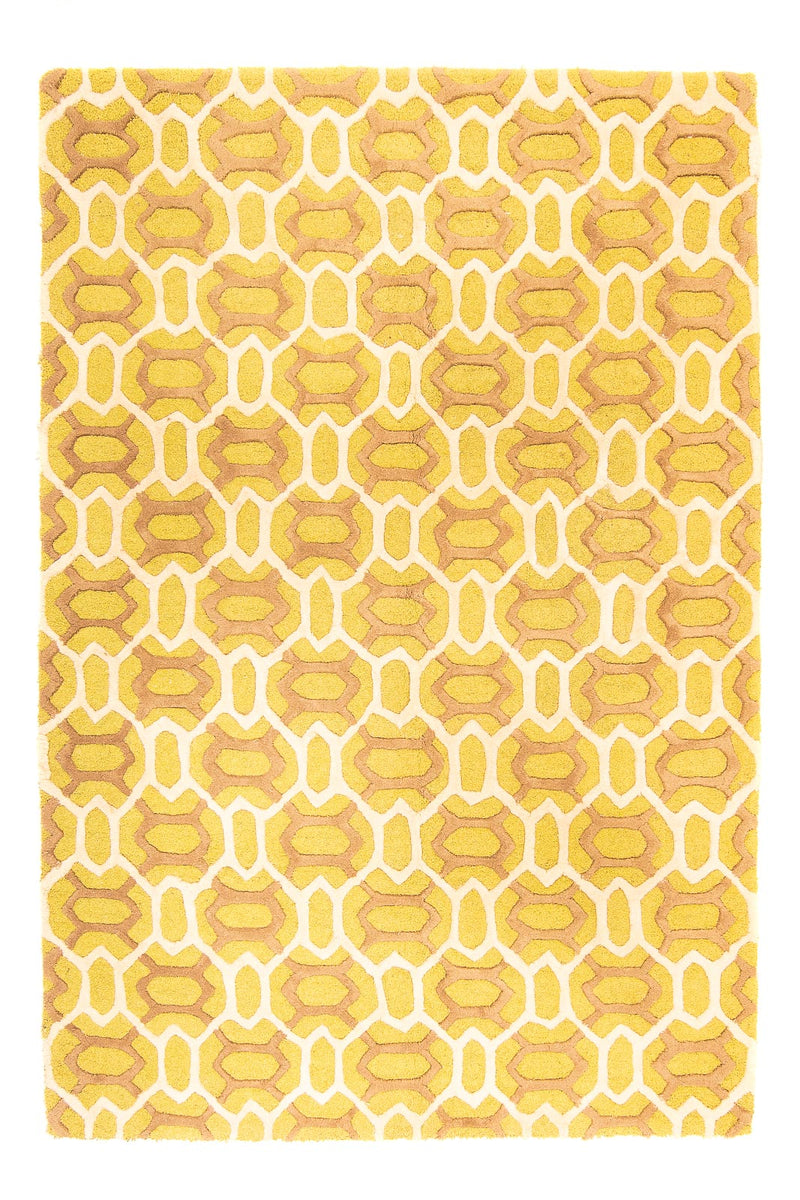 Tappeto di lana - 260 x 180 cm - giallo