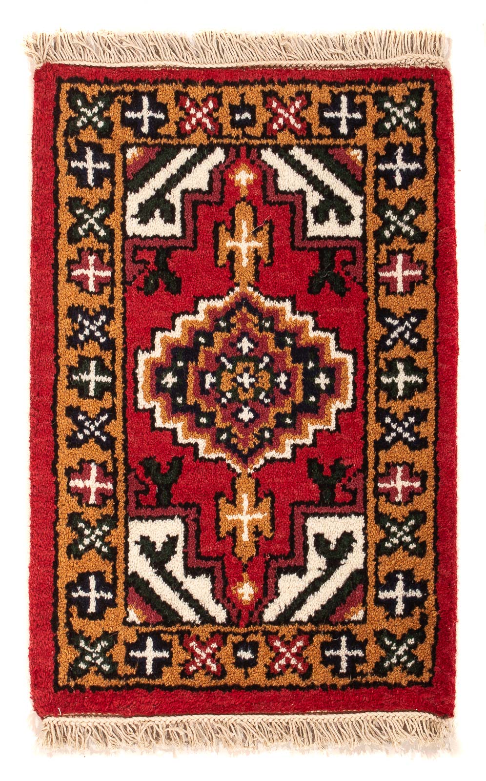 Tappeto orientale - 60 x 40 cm - rosso scuro