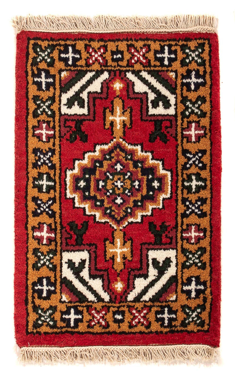 Tappeto orientale - 60 x 40 cm - rosso scuro