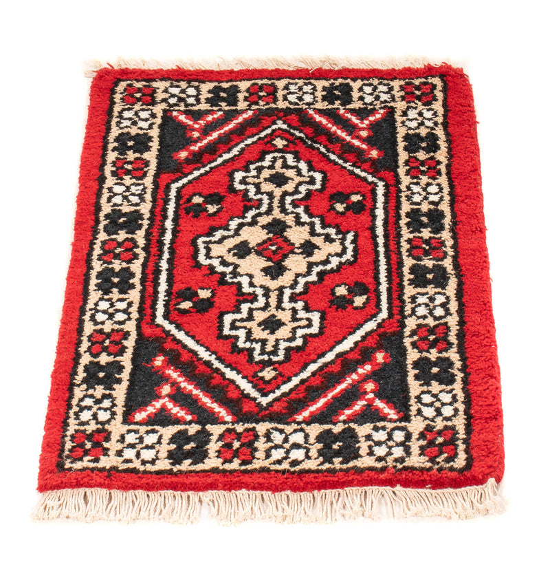 Tappeto orientale - 60 x 40 cm - rosso scuro