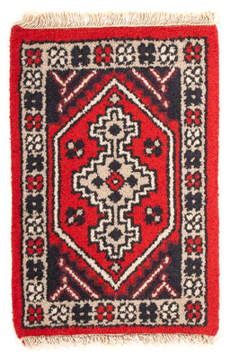 Tappeto orientale - 60 x 40 cm - rosso scuro