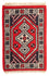 Tappeto orientale - 60 x 40 cm - rosso scuro