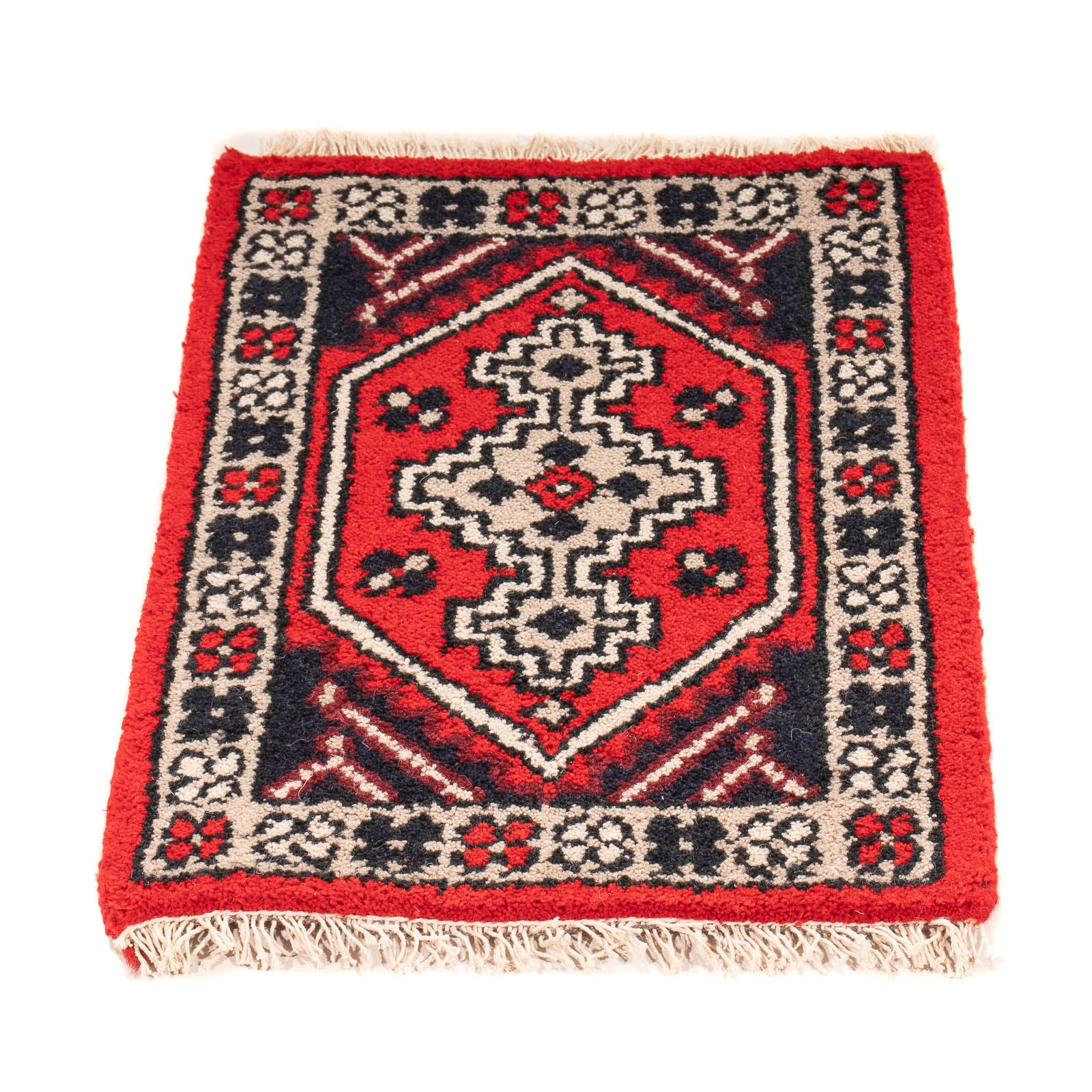 Tappeto orientale - 60 x 40 cm - rosso scuro