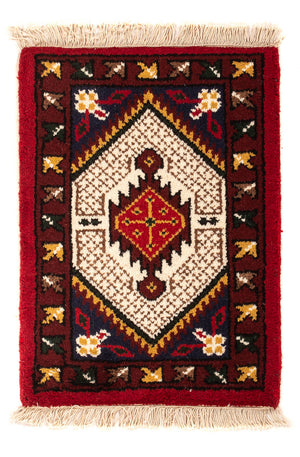 Tappeto orientale - 60 x 40 cm - rosso scuro