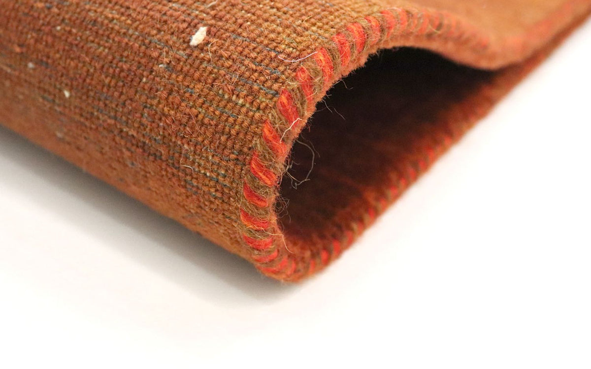 Tappeto corsia Tappeto Gabbeh - Loribaft Persero - 280 x 81 cm - marrone
