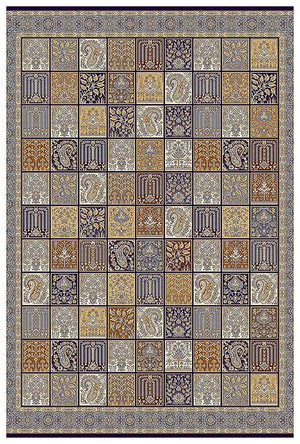 Tappeto Orientale Tessuto - Byzantine Boudoir - rettangolo